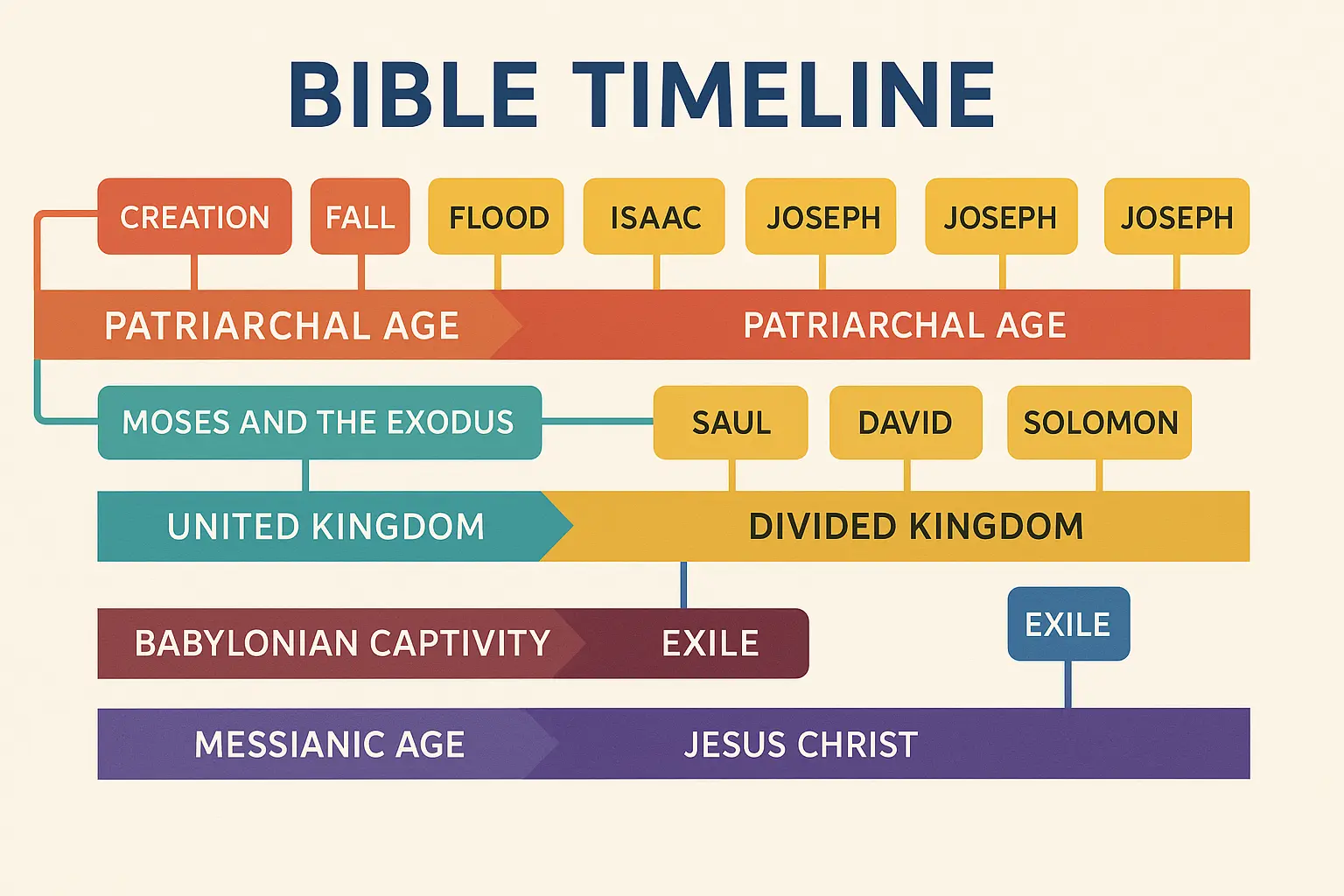 Bible Timeline Tamil Chart